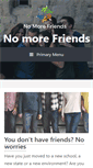 Mobile Screenshot of nomorefriends.net